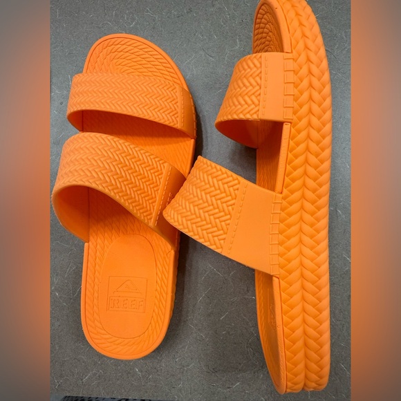 Reef Vibrant Orange Slides - Picture 3 of 7